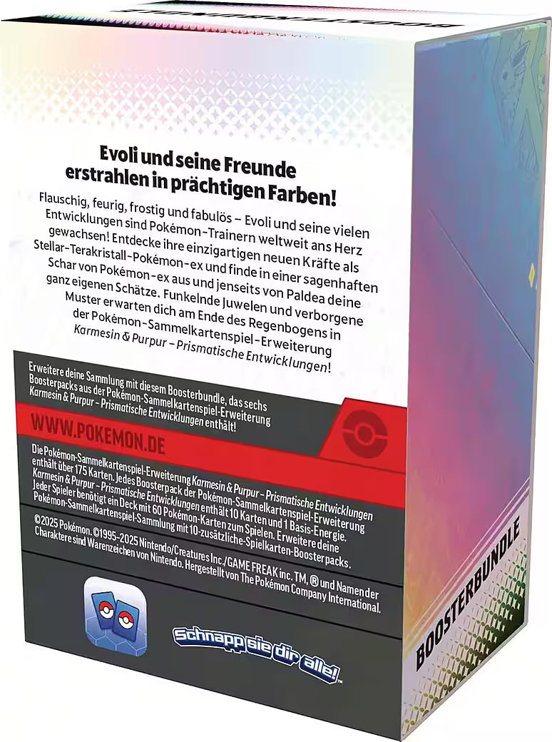 Pokemon Prismatische Entwicklungen Booster Bundle Deutsch