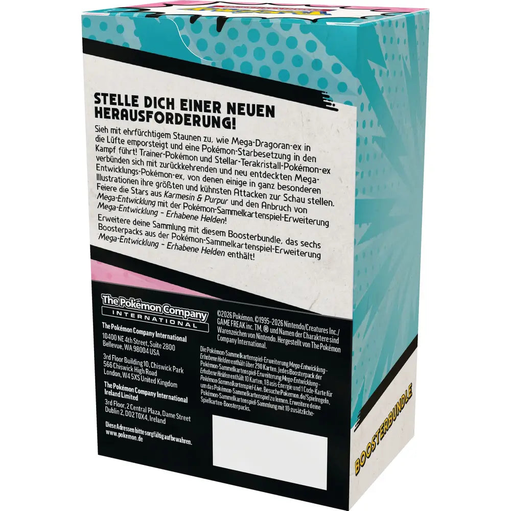Pokémon TCG ME02.5 Erhabene Helden Booster Bundle DE