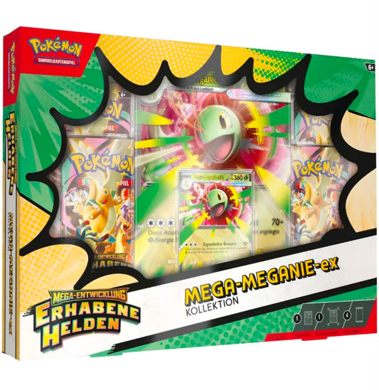 Pokemon TCG - Mega-Entwicklung 02.5: Erhabene Helden Mega-Meganie EX Kollektion - Deutsch