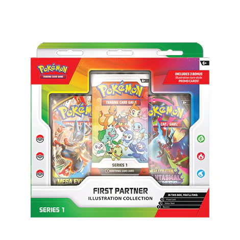 Pokemon – 30 Years – First Partner Illustration Collection – Series 1 – EN / PREORDER