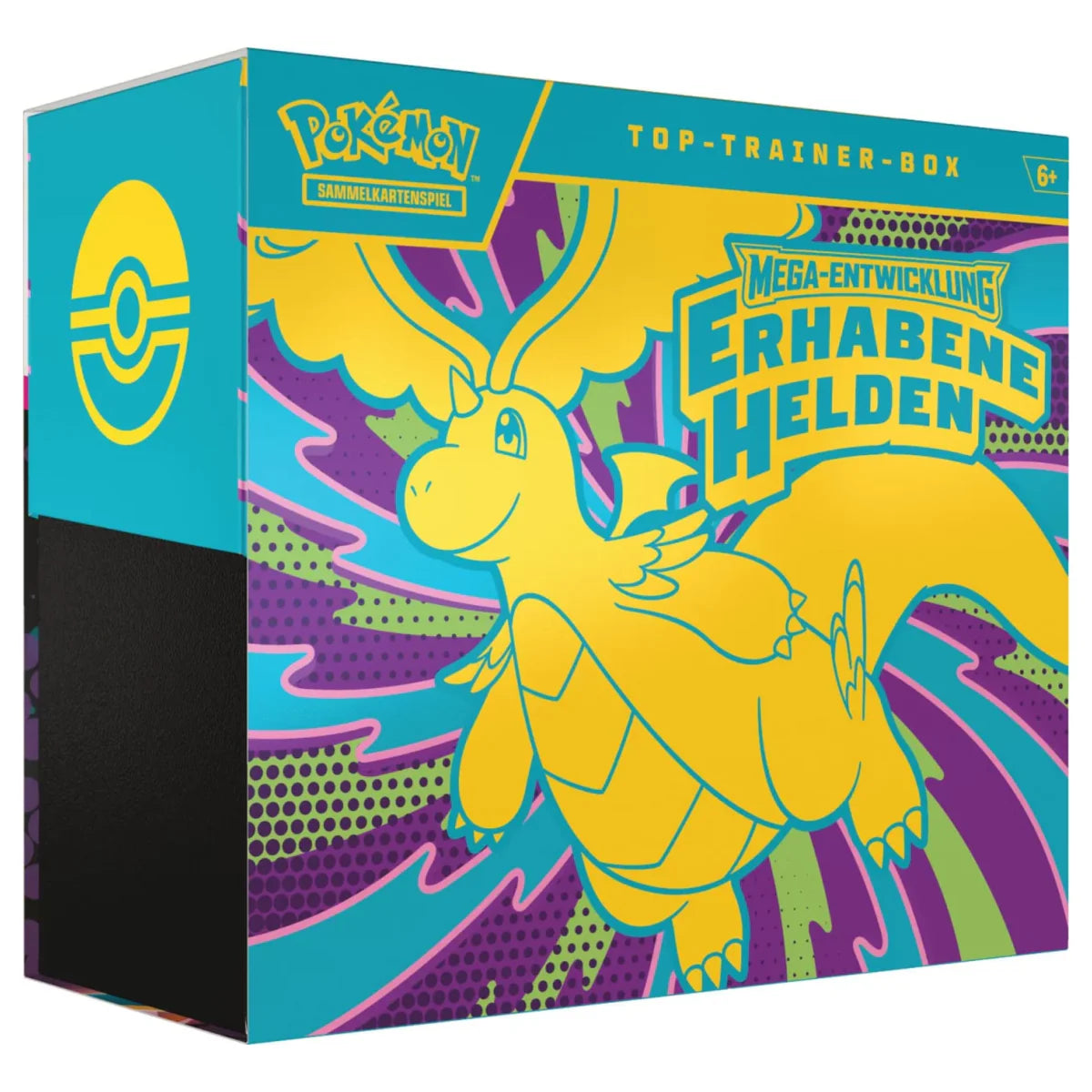 Pokémon Mega-Entwicklung Erhabene Helden Top Trainer Box Deutsch