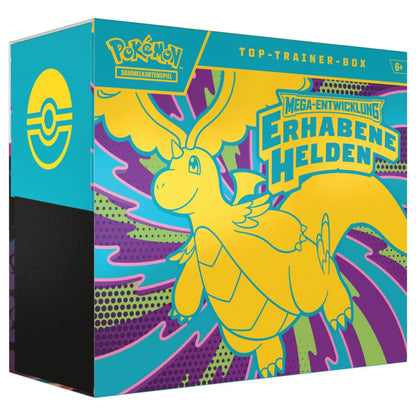 Pokémon Mega-Entwicklung Erhabene Helden Top Trainer Box Deutsch