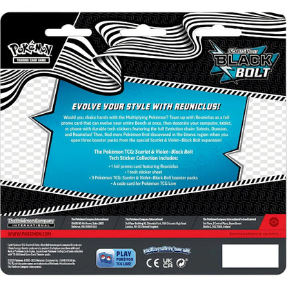 Pokemon TCG Scarlet & Violet SV10.5 White Flare Tech Sticker Blister Pack – 3 Packs (englisch)