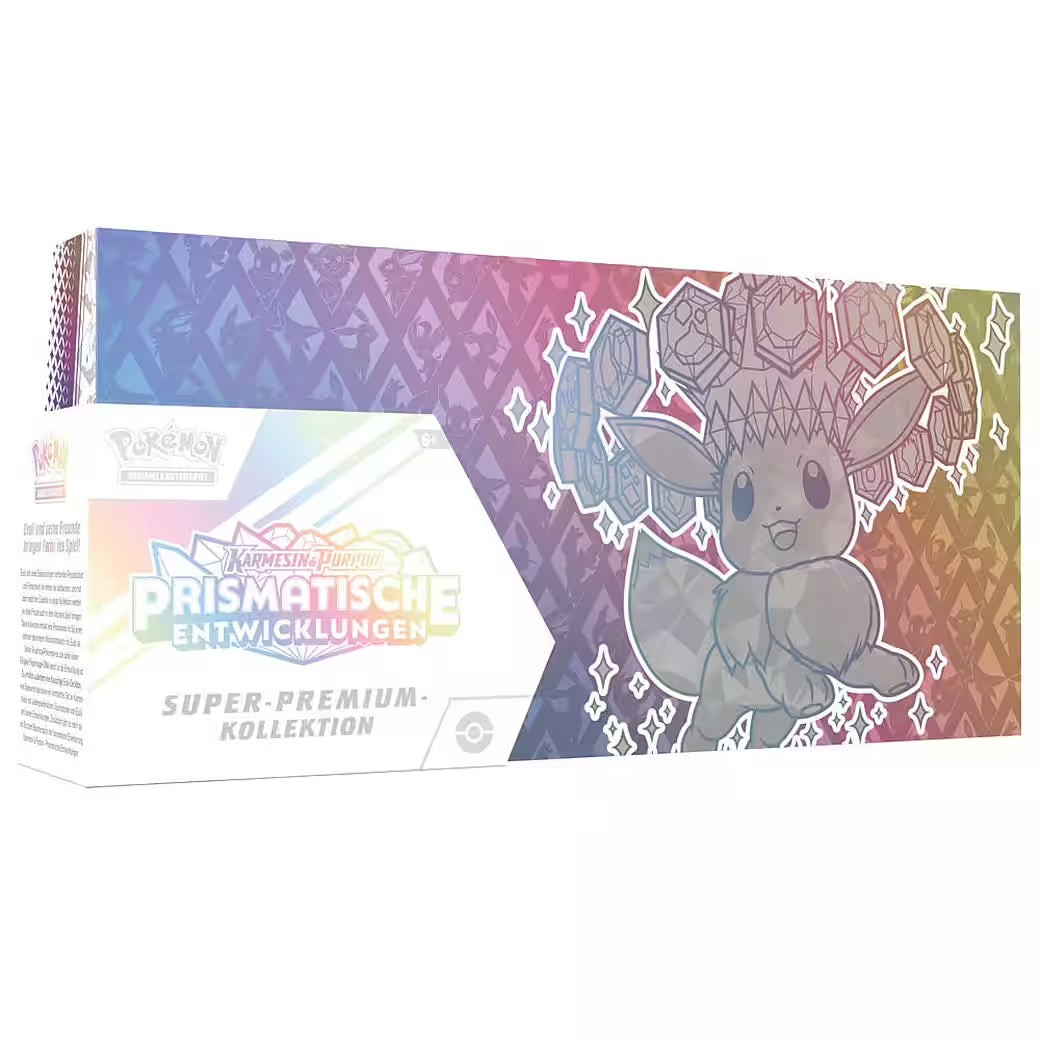 Pokemon Karmesin & Purpur KP8.5 – Prismatische Entwicklung – Super-Premium Kollektion
